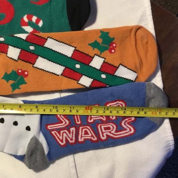 Star Wars Christmas Themed Socks | 2 Ankle | 1 Over-Calf | NWOT - Picture 4 of 8